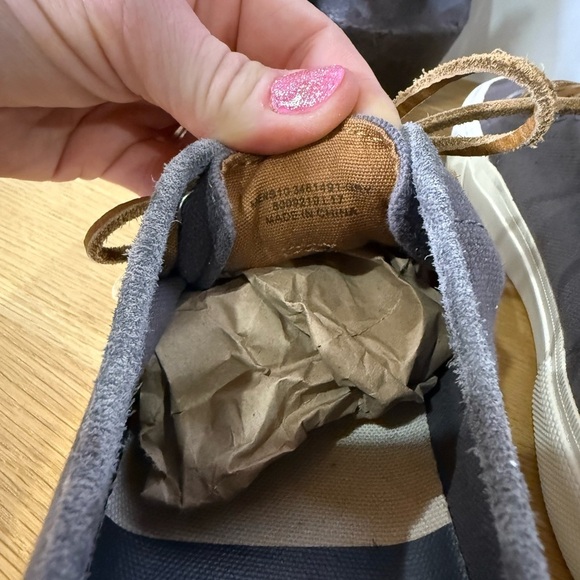 Frye Canvas Shoes Low Top brown Sneakers Men’s Size 10 Ludlow Classic casual - Picture 7 of 11